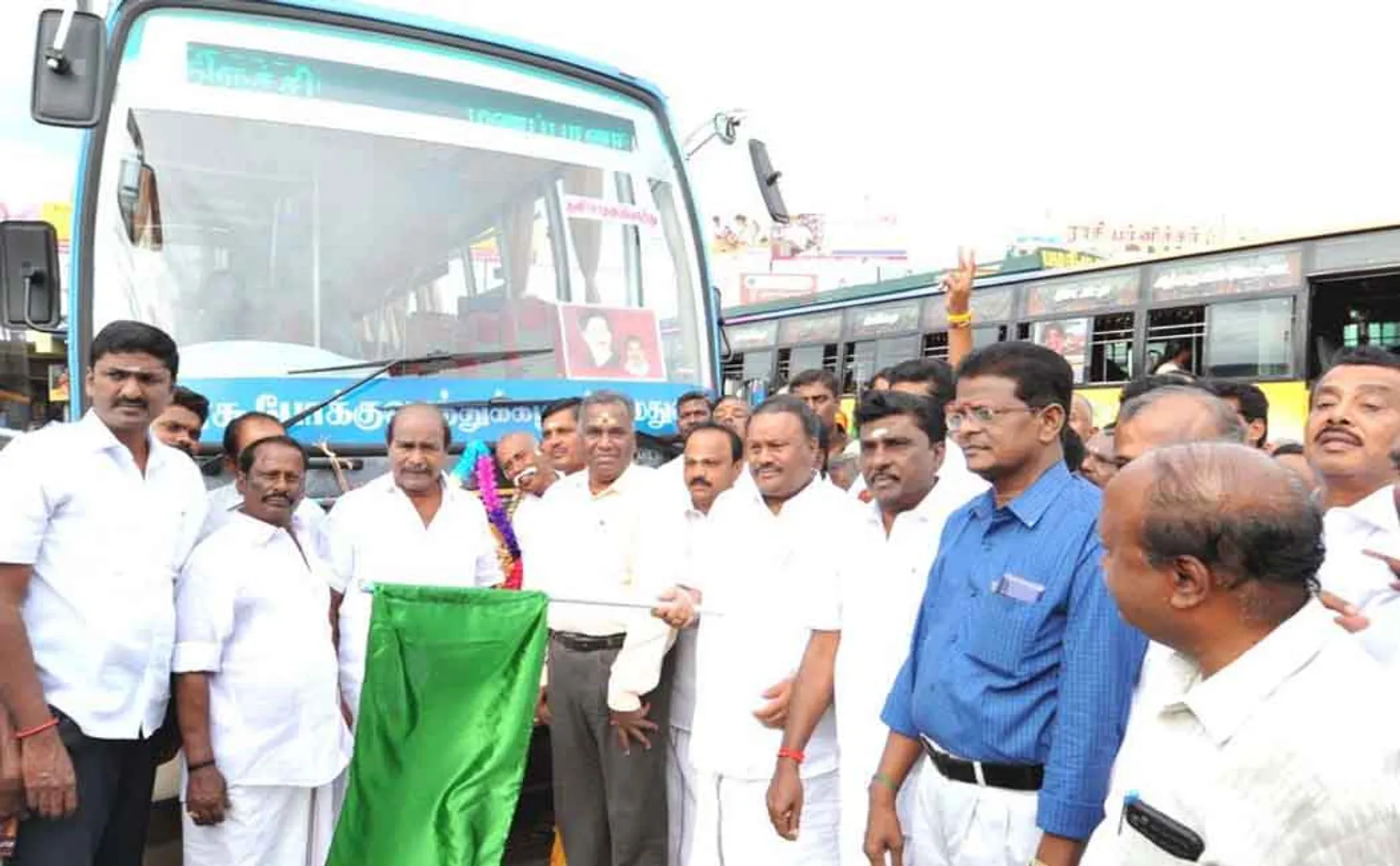 new air conditioned bus service 